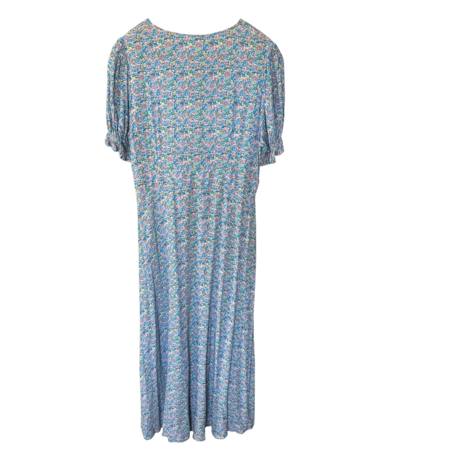 Ghost London Blue Floral Cottage Core Sundress Dress New Size Large — image 7 of 8